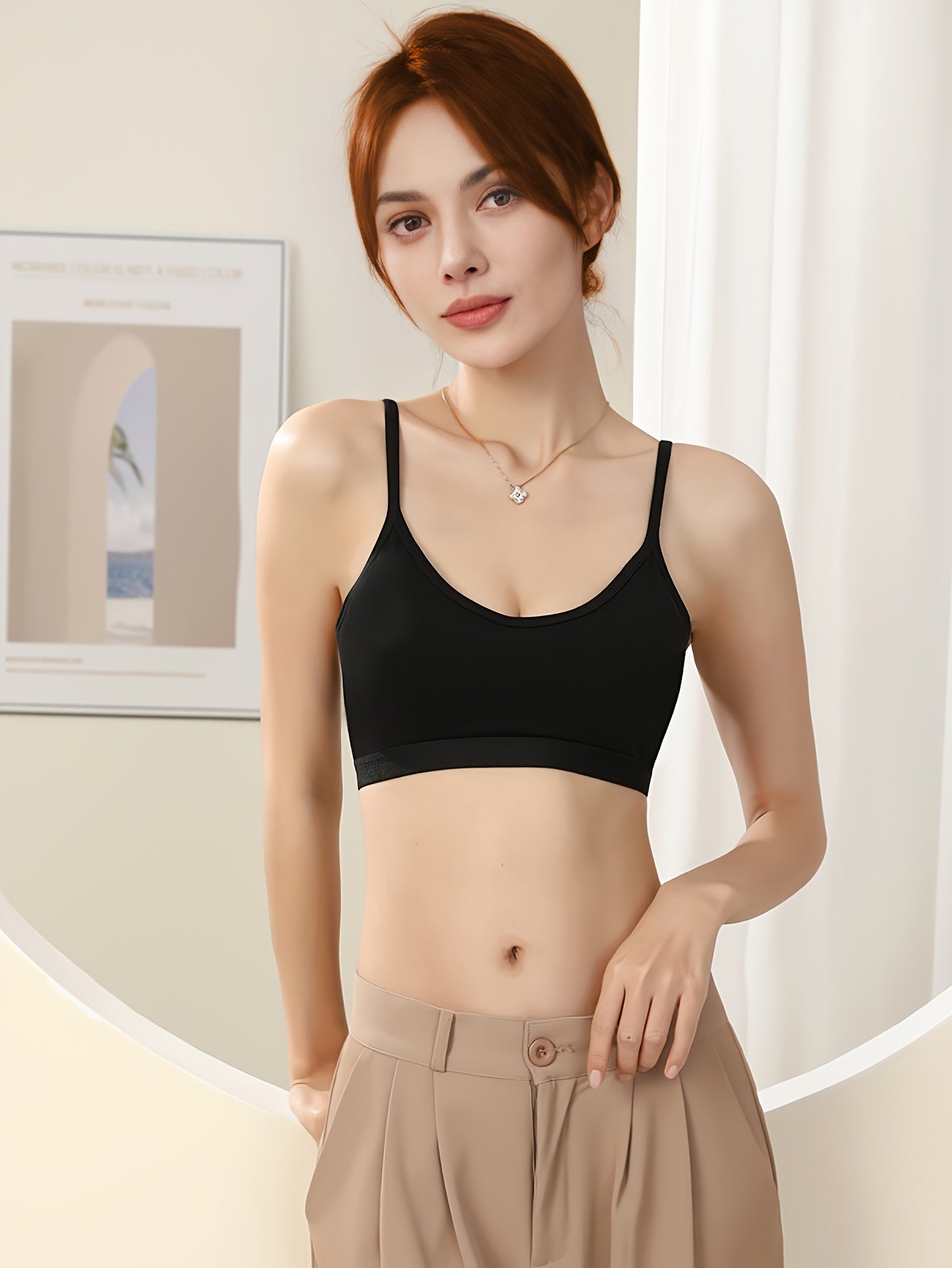 Comfy Wireless Padded Bra Breathable Lingerie