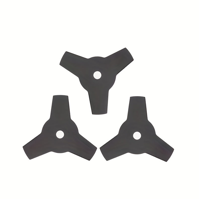 3 Tooth Manganese Steel Blade for Lawn Mowers and Brush Cutters