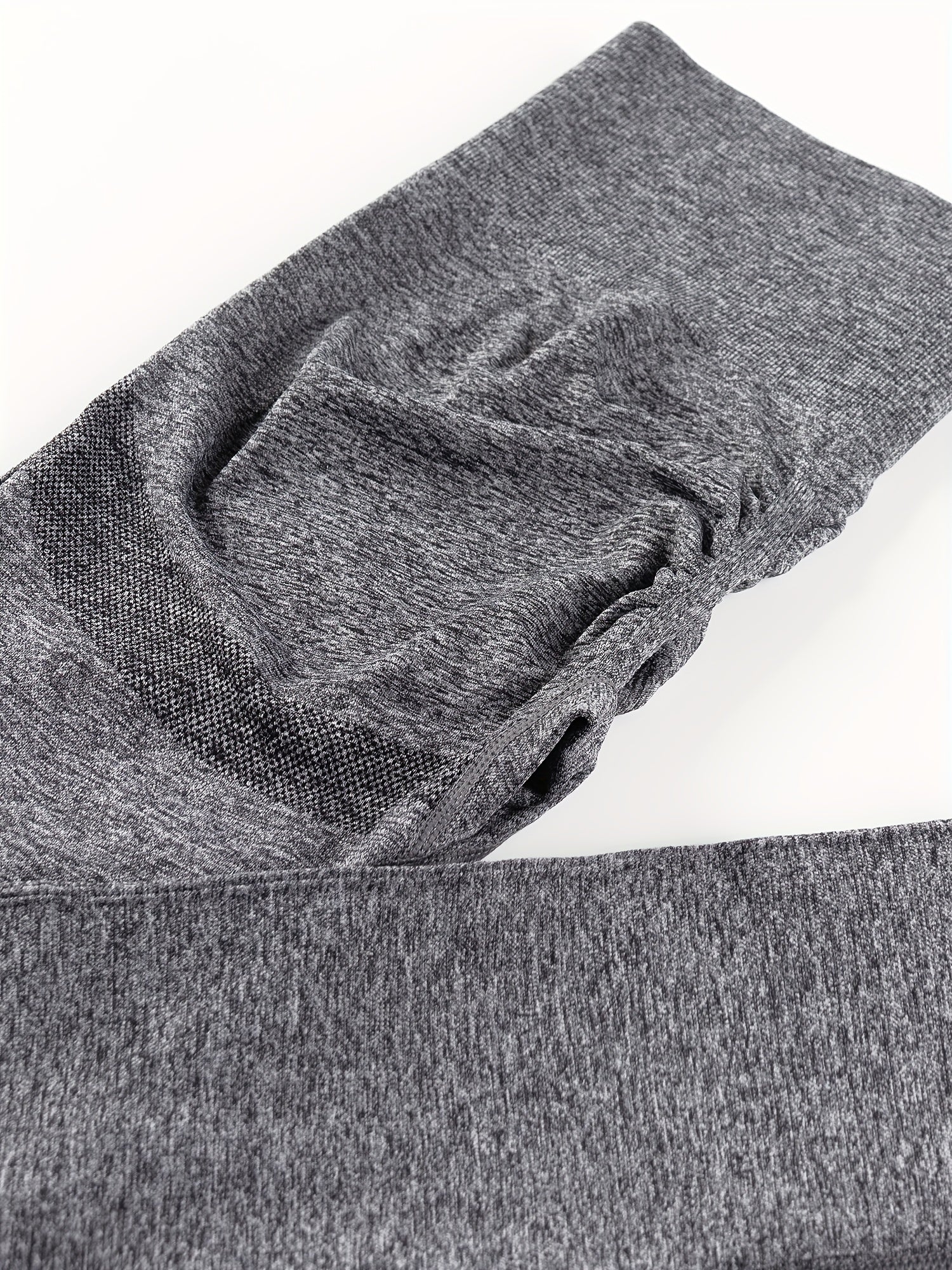  Ribbed High Rise Stretch Leggings