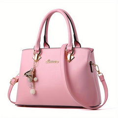 Classic Tote Satchel Bag All Match Shoulder Bag Work Pendant