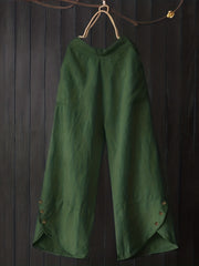  High Rise Wide Leg Pants