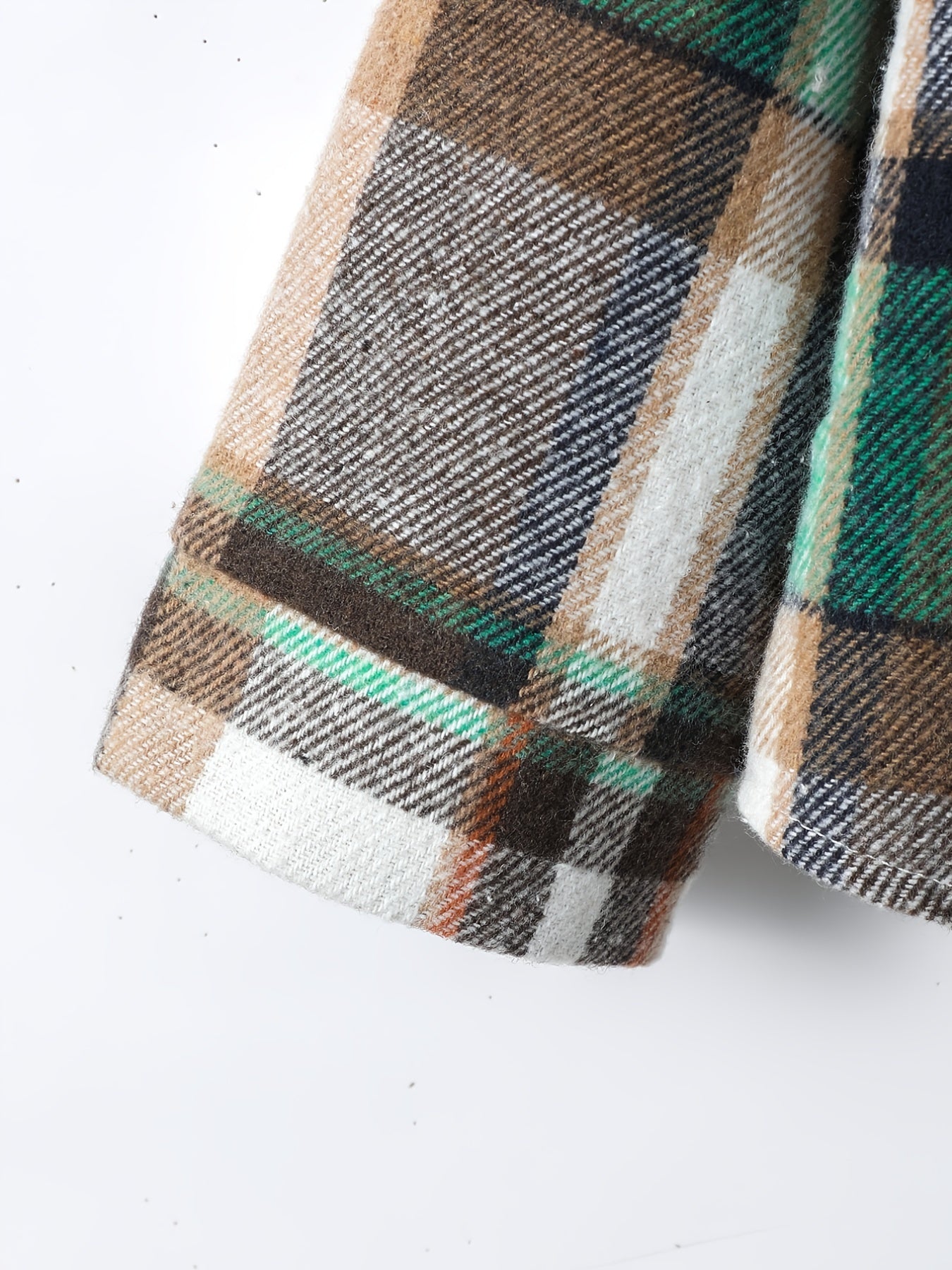 Boys Plaid Button Up Shirt Jacket for Autumn