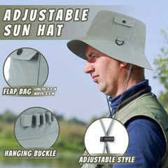 Summer Bucket Hat Sun Hats Travel Cap Fishing Hat Waterproof