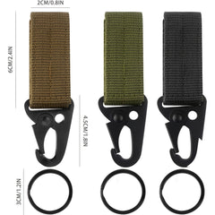 Nylon Carabiner Keychain for Outdoor Sports