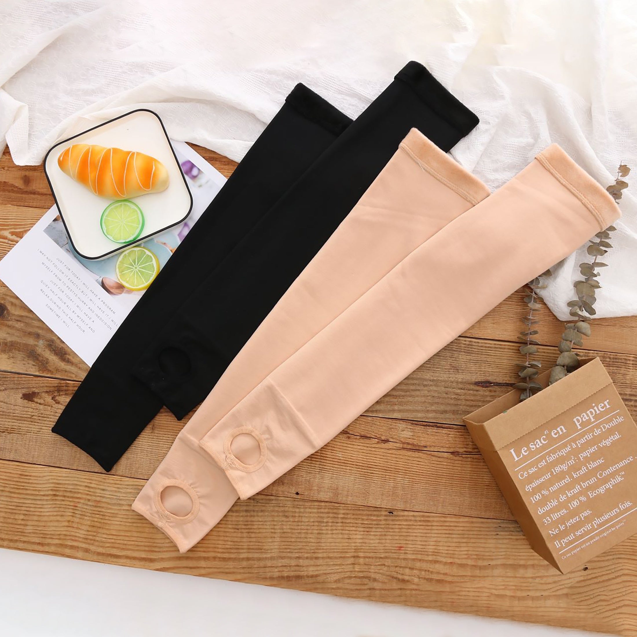 Plush Lined Over The Knee Socks Women's Stockings