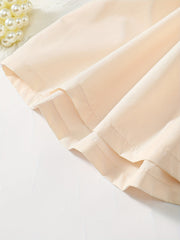 Toddler Girls Ruffle Trim Sleeveless Shirt Dress