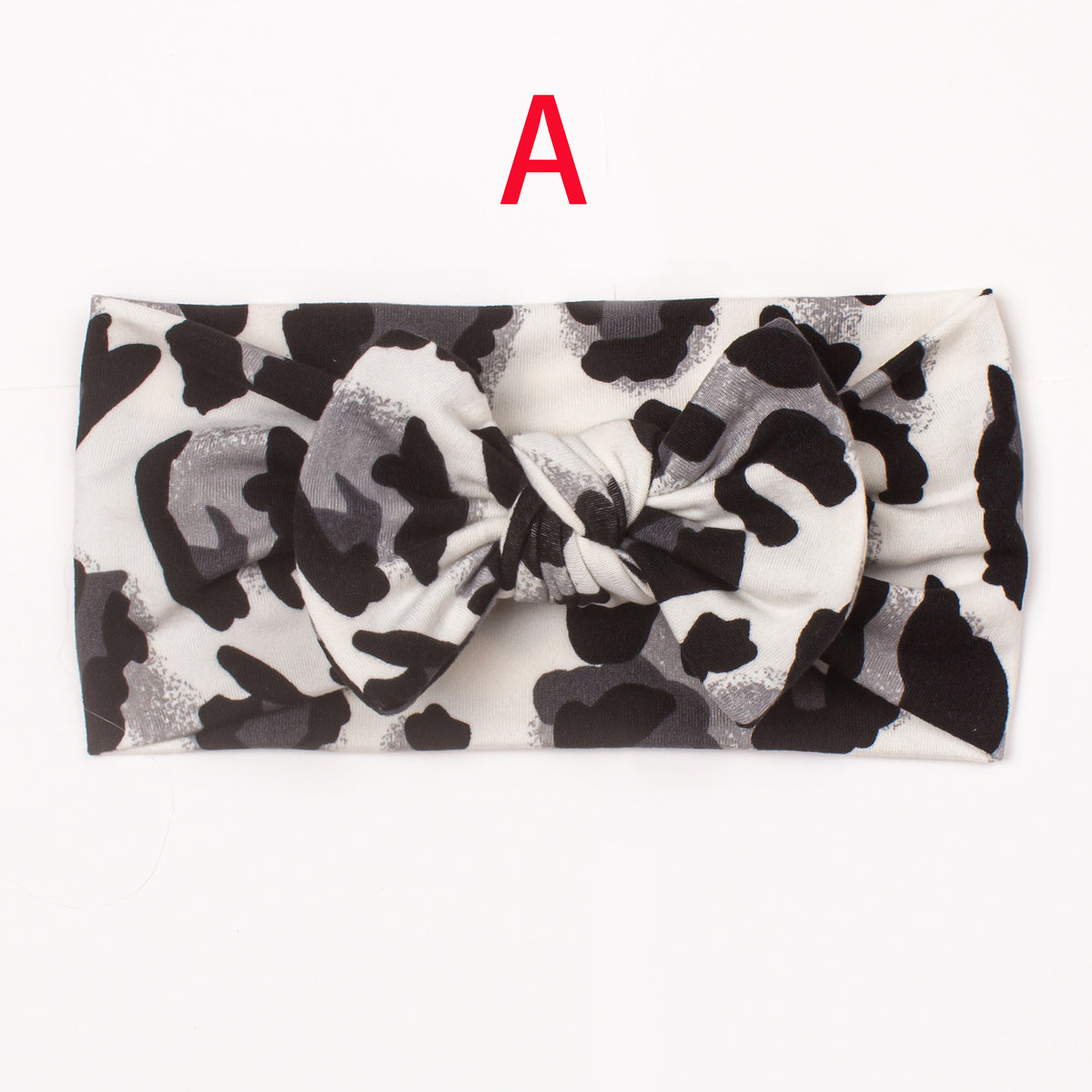Leopard Print Bow Hair Band Headwear for Baby Girls