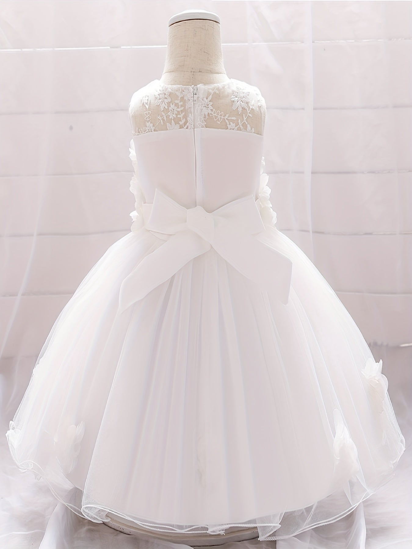 Flower Embroidered Princess Dress for Girls