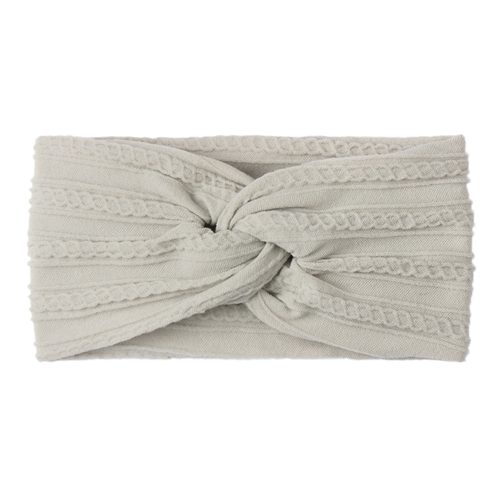 Baby Jacquard Nylon Bow Tie Headband Hair Accessory