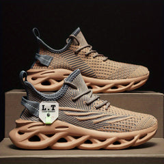 Men's Knitted Breathable Comfy Sneakers For Running