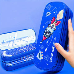 Space Dinosaur Pencil Case for Boys - Stationery Box
