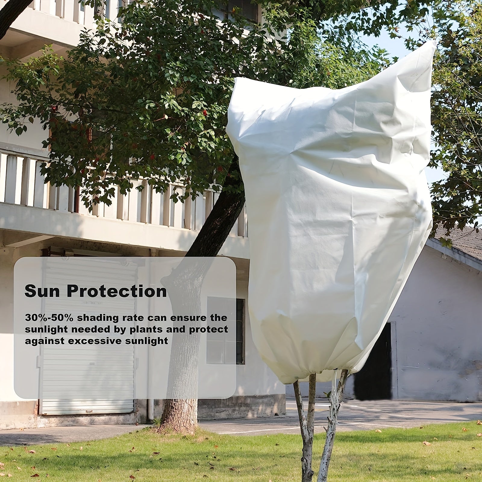 3pcs Plant Frost Protection Bag Winter Plant Jacket 23.62 X 31.5 & 47.24 X 70.87