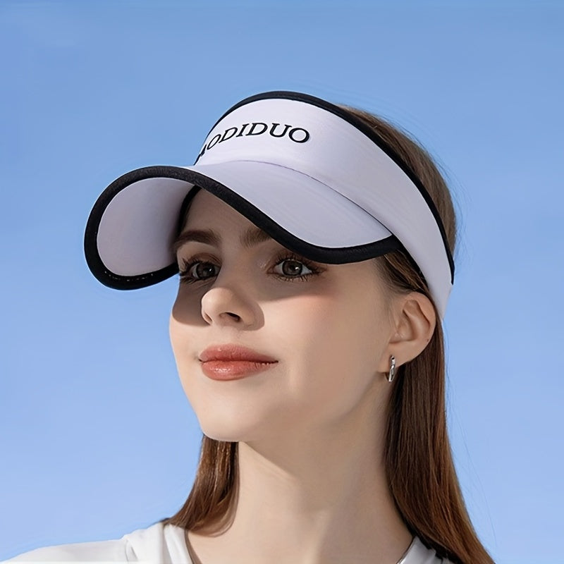 UPF 50 Visor Hat Lightweight Solid Sun Hat  Golf Baseball