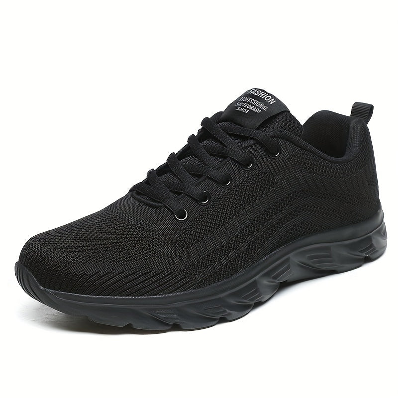 Men's Lightweight Knitted Casual Shoes Breathable Non Slip Sneakers