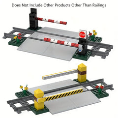 Train Process Track Railing Building Blocks Toy