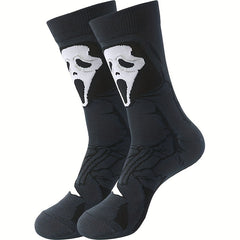Kids Boys Horror Cartoon Dog Crew Socks