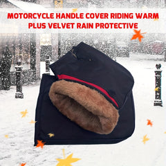 Motorcycle Handlebar Cold Weather Hand Warmer Gloves