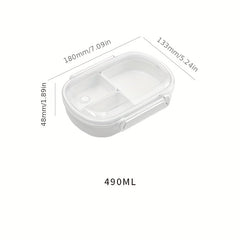 Divided Grid Sealed Bento Box Food Preservation Lunch Box, Camping Picnic Beach