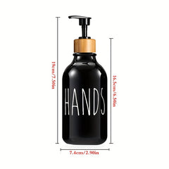 2pcs Refillable Plastic Soap Dispenser Bathroom Kitchen Liquid Storage Container