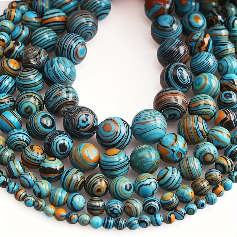 Malachite Stone Beads for Jewelry Making
