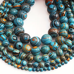 Malachite Stone Beads for Jewelry Making