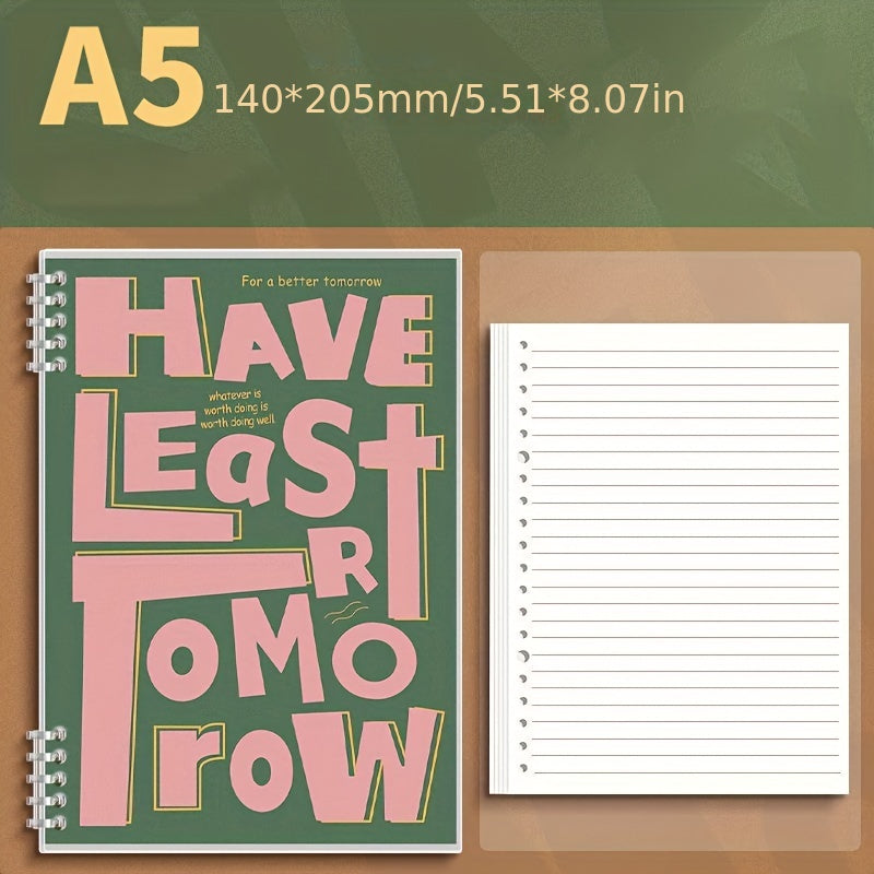 Retro Loose Leaf Notebook Detachable Thickened Refillable Notepad