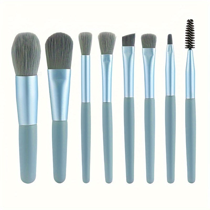 Mini Makeup Brushes Portable Soft Hair Makeup Brush Set Beauty Tools