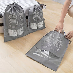 Shoes Storage Bag Closet Organizer Non woven Travel Portable Bag