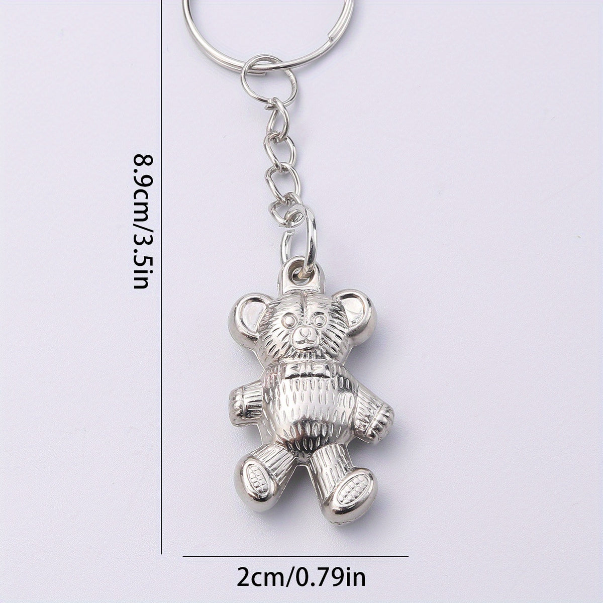 Bear Keychain for Men - Worker Bear Keychain
