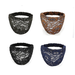 Wide Lace Headbands Boho Head Wraps African Turban
