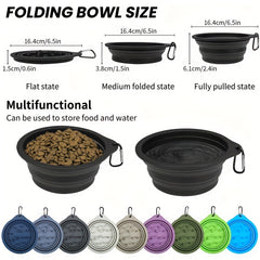 Portable Pet Folding Bowl Anti-choking Slow Feeding