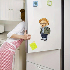 Cute Anime Teddy Bear Sticker for Decorations