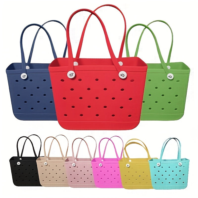 8 Pk Plastic Beach Bag Buttons Outdoor Travel Beach Shoulder Bag Strap Button