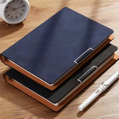 Personalized Faux Leather A6 Binder Notebook Set