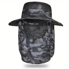 Camouflage Sun Hat Fishing Cap Outdoor Fisherman Hat
