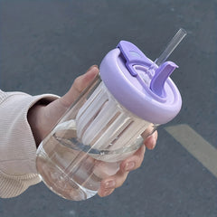 550ml Big Belly Tea Water Filter Straw Cup