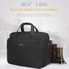 17.3 Inch Laptop Bag Expandable Briefcase for Men Women