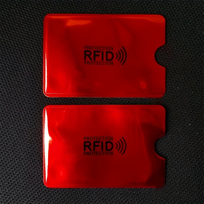 5Pcs RFID Aluminum Card Holders Credit Card Sleeve