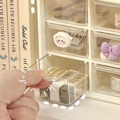 6 Compartment Desktop Storage Box Single