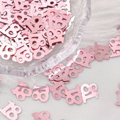 Rose Gold Party Confetti Sprinkles for Decorations