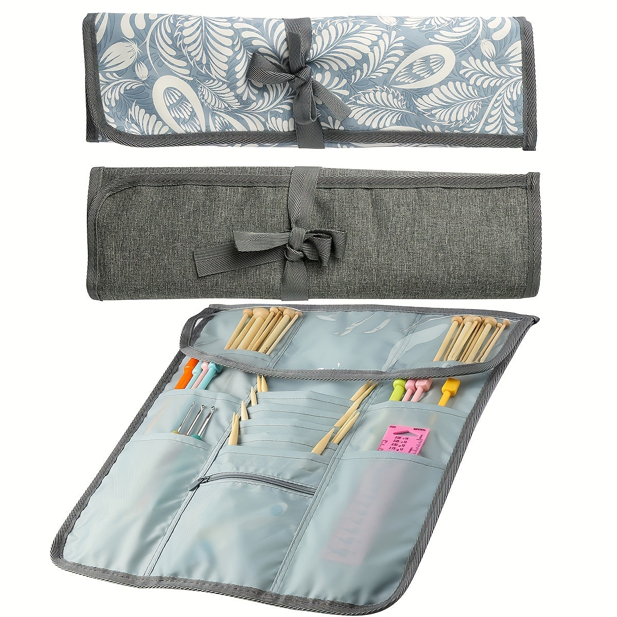 Sweater Knitting Needle Box Travel Organizer Storage Bag