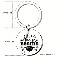 Graduation Keychain For Him Her Inspirational Key Chain Gift