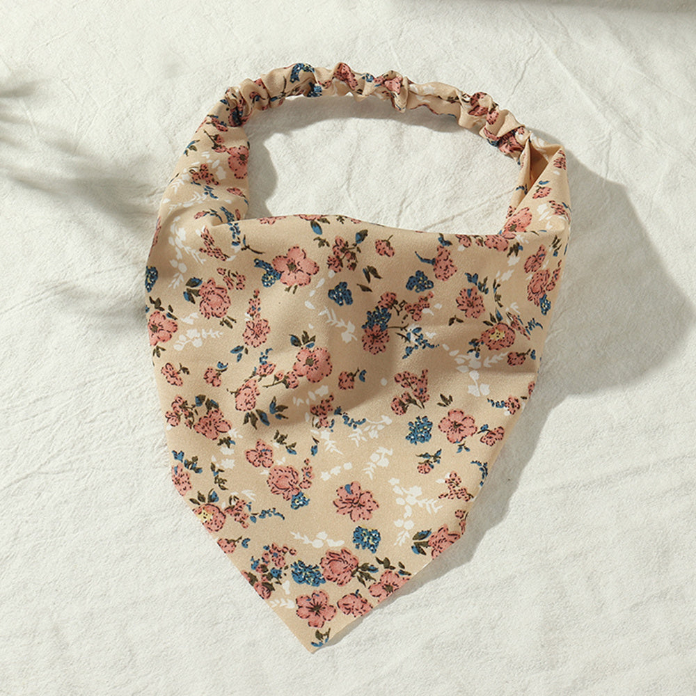 Floral Elastic Hair Bandanas Boho Turban Hair Band