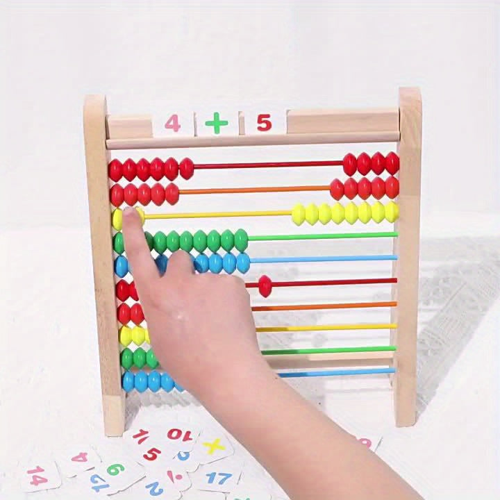 Colorful Wooden Abacus Math Game Educational Toy