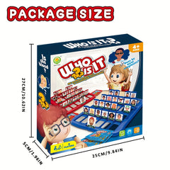Guess Who I Am Board Game 2 Player Interactive Educational Toys