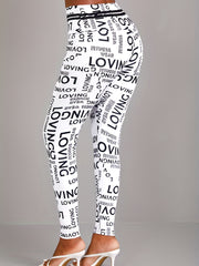 Slim Leggings High Waist Long Length Casual Leggings