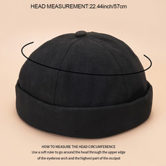 Melon Skin Hat Unisex Hip hop Cap All Match Summer Thin Yuppie Landlord