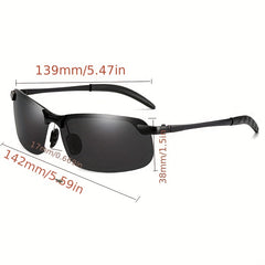 Men's Polarized Sunglasses for Day and Night Outdoor Activities