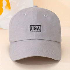 Flag Embroidery Baseball Cap Solid Sun Hat Unisex Golf Dad