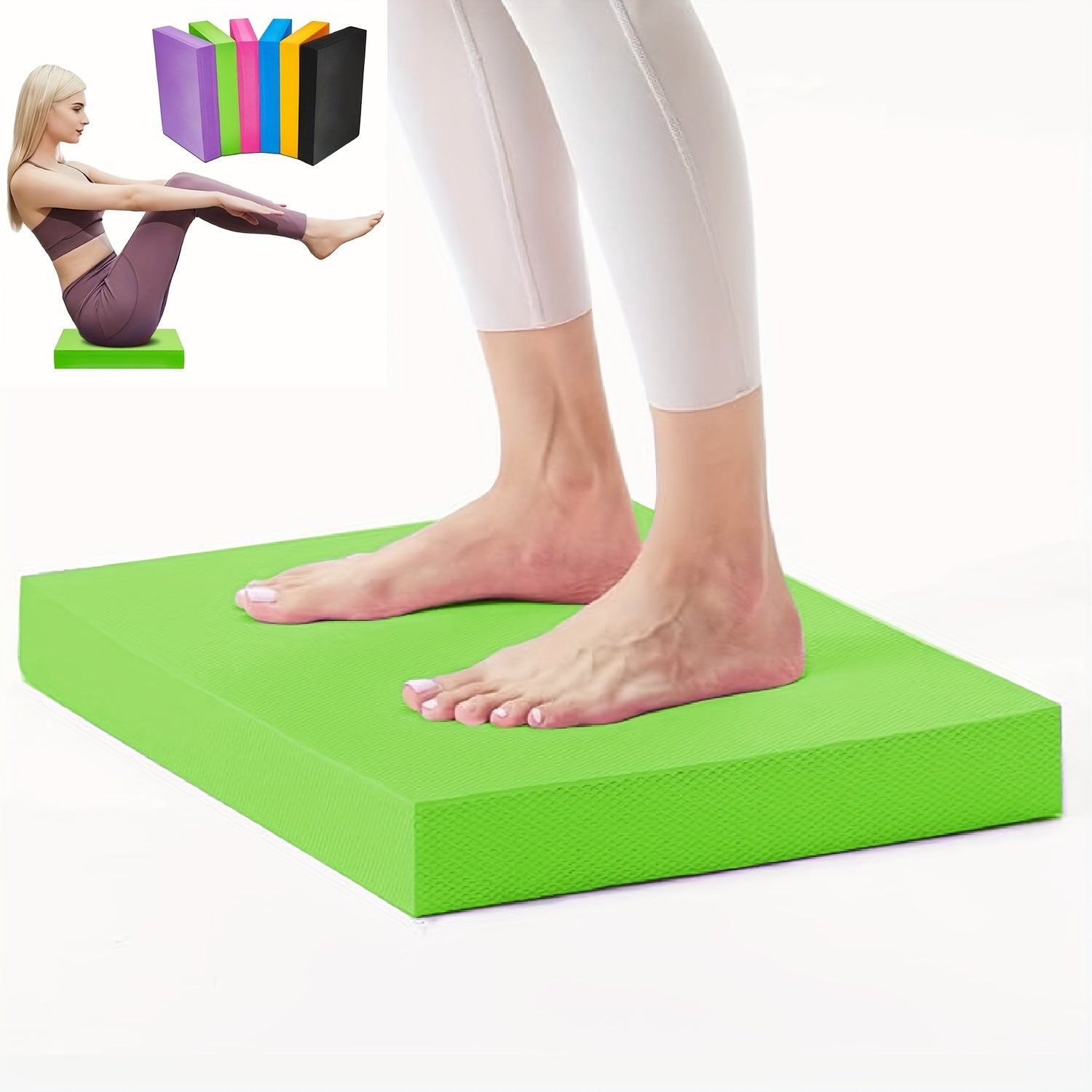 Anti-Slip Yoga Mat for Balance and Core Training
